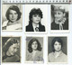 LOT - 48 Small Photos - Portrait Girl / Woman / Femme / Fille - Personas Anónimos