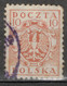 POLEN POLOGNE POLAND 1919 Mi 79 USED - Oblitérés