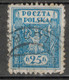 POLEN POLOGNE POLAND 1919 Mi 82 USED - Gebraucht