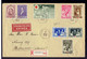 COB 496 => 503 ( Croix-Rouge ) / Lsc Recommandée Exprès Antwerpen 13 V 1939 => Hilversum ( Pays-bas ) - Covers & Documents