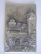 Cpa Rothenburg O.T. Kobolzellertor Metal Argenté Relief épais Verlag Herm. A. Peters Bonn D.R.P.a. - Rothenburg O. D. Tauber