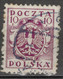 POLEN POLOGNE POLAND 1919 Mi 103 USED - Oblitérés