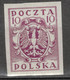 POLEN POLOGNE POLAND 1919 Mi 91 (*) - Usados