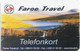 Faroe - Faroe Travel Telefonkort, Hard Plastic Prepaid, Specimen;; - Färöer I.