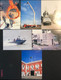 MACAU 2000 SECURITY FORCES DAY COMMEMORATIVE POSTAL STATIONERY CARDS SET OF 5.(POST OFFICE NO. BPX 7 -12) - Entiers Postaux