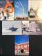 MACAU 2000 SECURITY FORCES DAY COMMEMORATIVE POSTAL STATIONERY CARDS SET OF 5.(POST OFFICE NO. BPX 7 -12) - Enteros Postales
