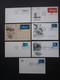 A1960's GROUP OF SEVEN UNITED NATIONS POSTAL CARDS WITH FIRST DAY OF ISSUE POSTMARKS. ( 02228 ) - Briefe U. Dokumente