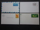 A GROUP OF FOUR 1970's UNITED NATIONS UNUSED POSTAL CARDS. ( 02230 ) - Covers & Documents