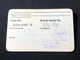 Warranty Guarantee Card, Set Of 1 Used Card - Singapore