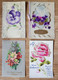 Cartes Postales - Lot 12 Cartes Postales En Celluloïde - Relief, Fleurs ( Lot Celluloide 1 OK) - 5 - 99 Cartes