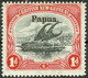 Papua British New Guinea 1906, 1d Black & Carmine Lakatoi Mi.# 10yY, MLH - Papua New Guinea