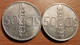 Espagne - 50 Centimos  Franco 1966 - Lot De 2 Pièces - Années De Frappes 1967 Et 1971 (Chiffres Dans L'étoile) - 50 Céntimos