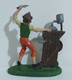 08260 Pastorello Presepe - Statuina In Plastica - Arrotino - Christmas Cribs