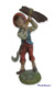 08340 Pastorello Presepe - Statuina In Plastica - Ragazzo Con Legna - Christmas Cribs