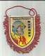 POMPIERS  . 23 . GUERET . PETIT FANION ET BLASON  BIS FACE DE SAPEURS POMPIERS CENTRE DE SECOURS PRINCIPAL - Pompiers