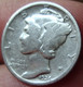 One Dime 1924 USA - 1916-1945: Mercury (Mercure)