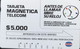 COLOMBIE  -  Phonecard  -  Tamara  - Antes De Llamar  $ 5.000 - Kolumbien