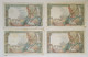 BILLET FRANCE - P.99f - 10 FRANCS - MINEUR - FEMME ET ENFANT - BOEUF - LOT DE 6 - DIFFERENTES DATES ( 1946/1947/1949 - 10 F 1941-1949 ''Mineur''