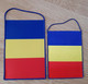 Captain Pennant Handball Federation Of ROMANIA 2 Different Size 17x25; 14,5x20cm - Handball