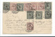 FDO018 / Neukaledonien - 1909 Auf Ansichtskarte Mit Kagu-Vogekmarken (11) - Briefe U. Dokumente