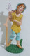 99053 Pastorello Presepe - Statuina In Plastica - Uomo Con Agnello - Nacimientos - Pesebres