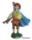 99051 Pastorello Presepe - Statuina In Plastica - Uomo Con Cornamusa - Kerstkribben