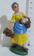 98893 Pastorello Presepe - Statuina In Plastica - Donna Con Ceste - Nacimientos - Pesebres