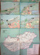 Hungary Camping Touristic Brochure Map 33x98 Cm 1965 - Cartes Géographiques