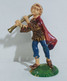 97338 Pastorello Presepe - Statuina In Plastica - Musicante - Nacimientos - Pesebres