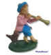 95302 Pastorello Presepe - Statuina In Plastica - Musicante Seduto Sul Ramo - Kerstkribben