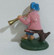 95302 Pastorello Presepe - Statuina In Plastica - Musicante Seduto Sul Ramo - Nacimientos - Pesebres