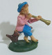 95302 Pastorello Presepe - Statuina In Plastica - Musicante Seduto Sul Ramo - Nacimientos - Pesebres