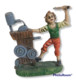 74556 Pastorello Presepe - Statuina In Plastica - Arrotino - Christmas Cribs