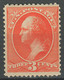 United States 1887 3c ☀ Vermilion Bank Note Issue - George Washington ☀ MLH Cat 225$ - Ungebraucht