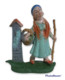 27034 Pastorello Presepe - Statuina In Plastica - Donna Alla Fontana - Christmas Cribs