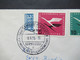 BRD 1955 Lufthansa 3 Belege Mit SST Hamburg Flughafen Aufnahme Des Überseeverkehrs 8.6.1955 Lufthansa - Cartas & Documentos