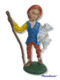 74294 Pastorello Presepe - Statuina In Plastica - Pastore Con Pecora - Christmas Cribs