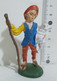 74294 Pastorello Presepe - Statuina In Plastica - Pastore Con Pecora - Christmas Cribs