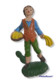 74286 Pastorello Presepe - Statuina In Plastica - Venditore Di Banane - Presepi