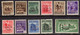 CLN SAVONA 1945 TAMBURINI SOPRASTAMPATO D'ITALIA REGNO ITALY KINGDOM SURCHARGED SERIE COMPLETA COMPLETE SET MNH - Comitato Di Liberazione Nazionale (CLN)