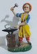 30100 Pastorello Presepe - Statuina In Plastica - Fabbro - Christmas Cribs