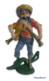 30122 Pastorello Presepe - Statuina In Plastica - Musicante Con Zampogna - Christmas Cribs