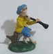 74110 Pastorello Presepe - Statuina In Plastica - Musicante - Kerstkribben