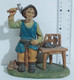 59101 Pastorello Presepe - Statuina In Plastica - Calzolaio - H Cm 18/20 - Christmas Cribs