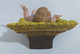 44360 Pastorello Presepe - Statuina In Plastica - Gesù Bambino Con Culla - Christmas Cribs