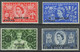 British Colonies Bahrain 1953 ☀ Mi. No. 89-92 ** Coronation Set ☀ MNH ** - Bahreïn (...-1965)