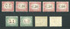 SAN MARINO 1924 SEGNATASSE COLORI CAMBIATI SERIE CPL. ** MNH F.TO RAYBAUDI - Timbres-taxe