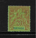 MARTINIQUE  ( FRMARTI - 68 )  1892  N° YVERT ET TELLIER     N° 37  N* - Ungebraucht