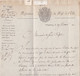 Delcampe - 1813 -  Lettre Pliée Avec Correspondance Officielle Du Préfet Du Département De L'Elbe Au Sous Préfet De Salzwedel - 1792-1815 : Departamentos Conquistados