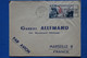 AD6 AEF GABON   BELLE  LETTRE  1954  LIBREVILLE  POUR  MARSEILLE FRANCE  ++ AFFRANCH. INTERESSANT - Cartas & Documentos